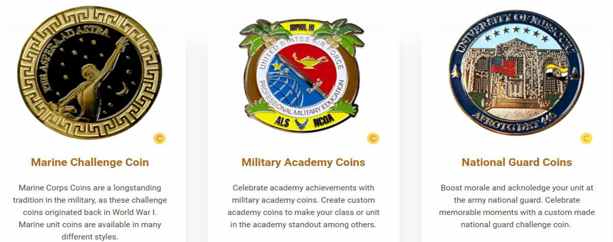 Military Challenge Coins