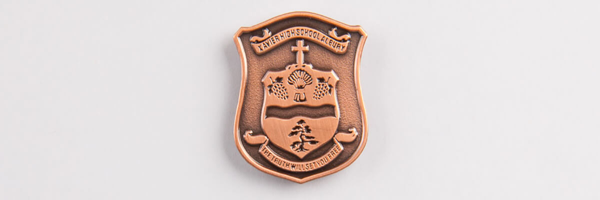 metal badge