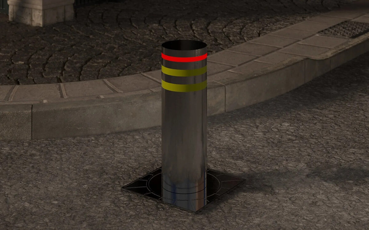 automatic hydraulic bollard