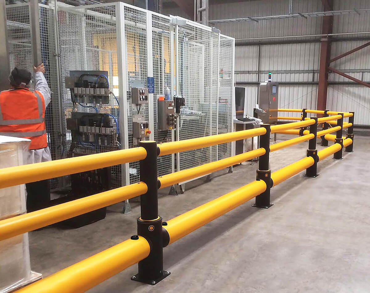 warehouse guard rail